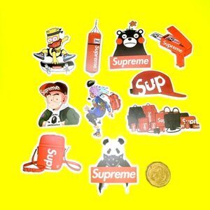 3/$20  brand new 10x Supreme waterproof stickers
